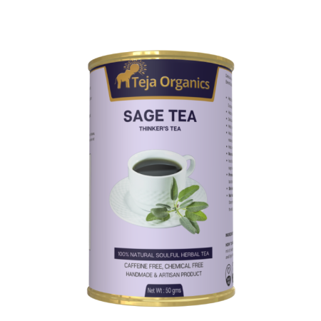 Sage Tea 50gm / 100% Natural and Soulful Herbal Tea / Caffeine Free