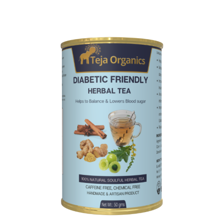Diabetic Friendly Herbal Tea 50gm / Helps to Balance & Lower Blood Sugar / Caffeine Free