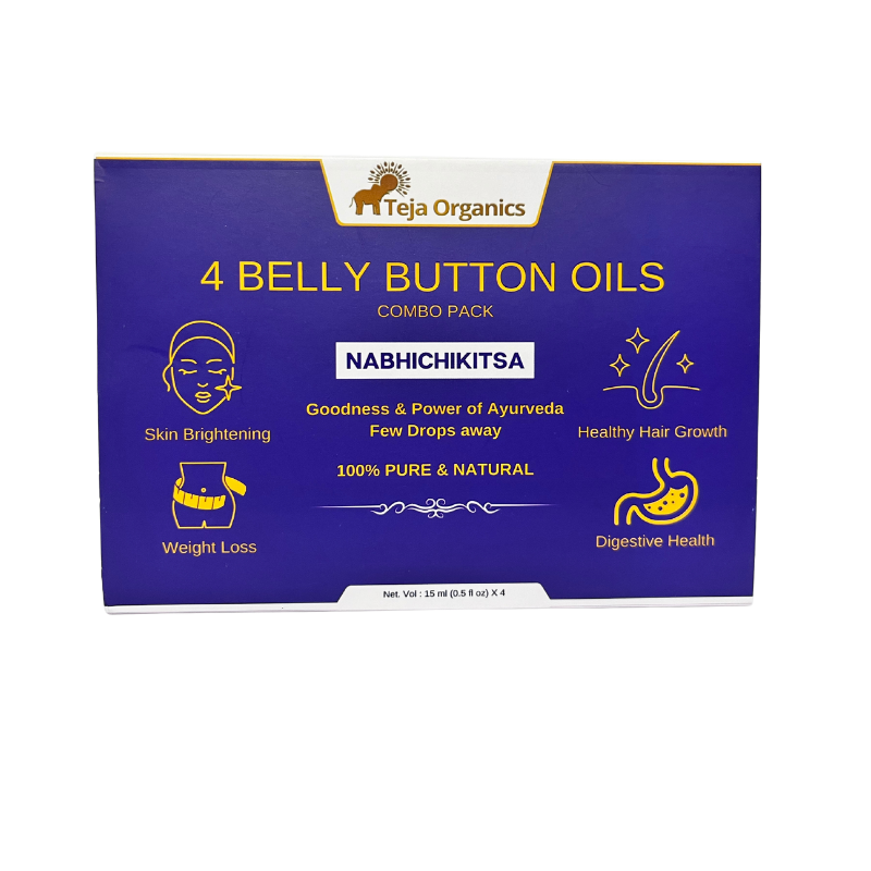 Belly Button Oils (Nabhichikitsa) Combo Pack 4