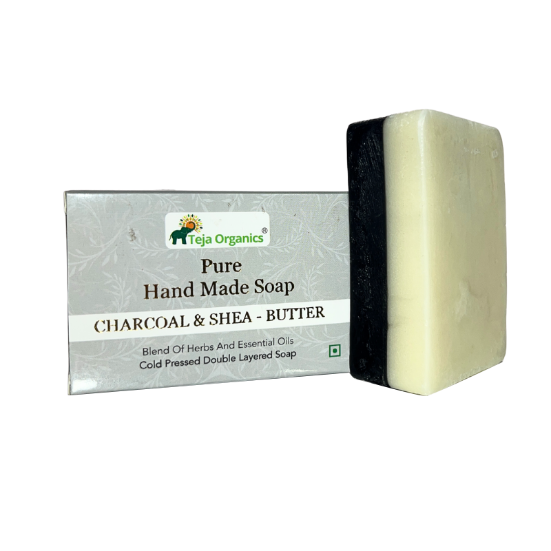 Charcoal & Shea-butter Soap 125gms