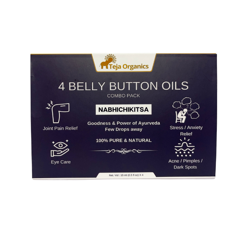 Belly Button Oils (Nabhichikitsa) Combo Pack 4